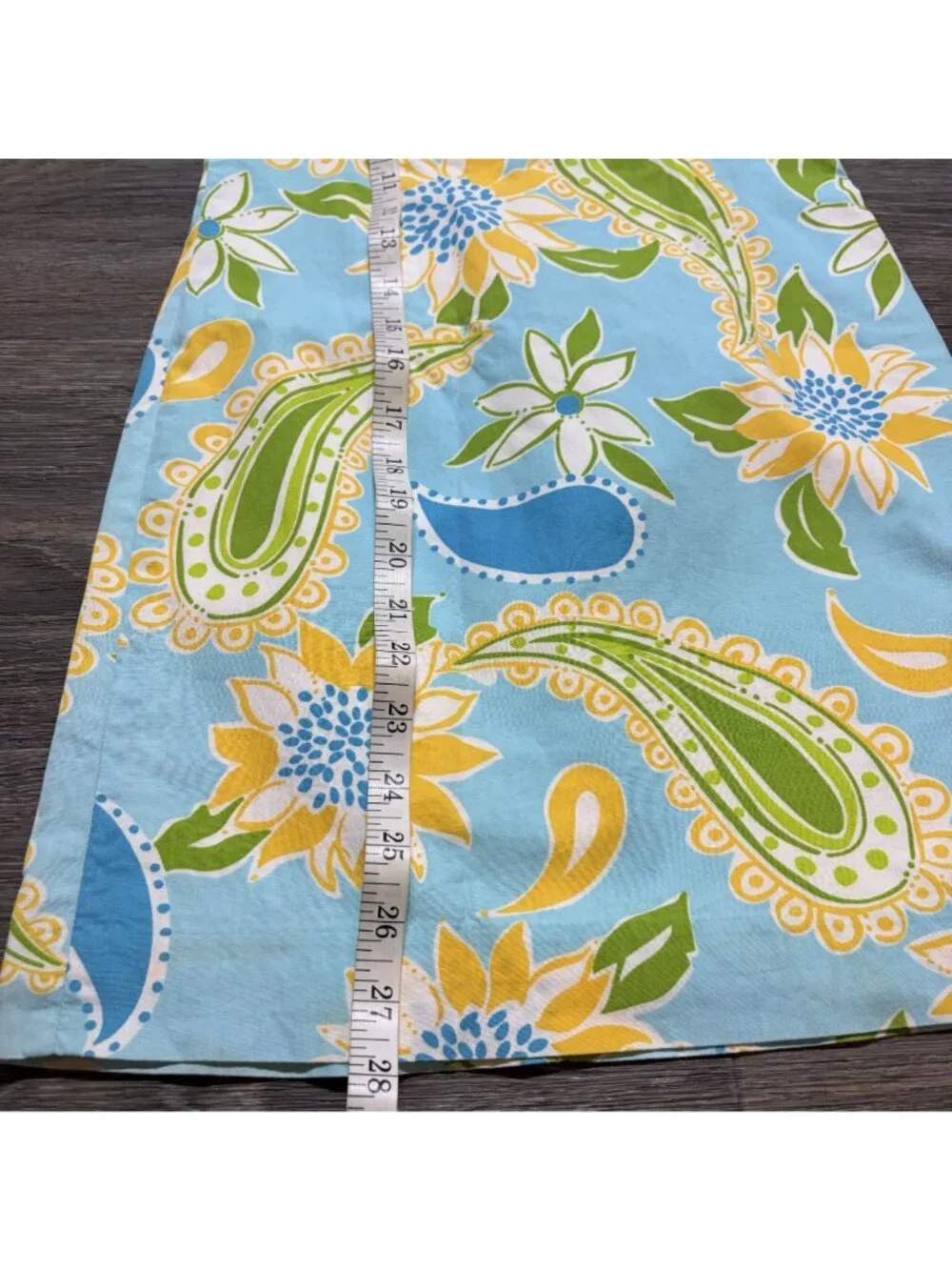 Lilly Pulitzer White Label Sunflowers Paisley Sundress Girls 8 VTG Resortwear